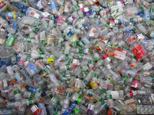 Plastics recycling. Photo by Bet Zimmerman.